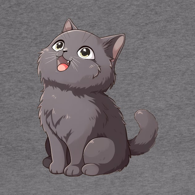 Cute Chartreux Cat by SundayDonuts